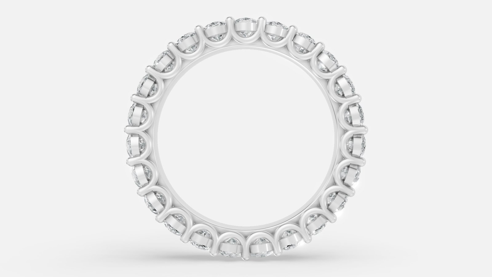 UYDR 0027-OV-3.00-6.5US RING G14KW 2.766 GRM Dia pcs-23 Dia wt-3.11