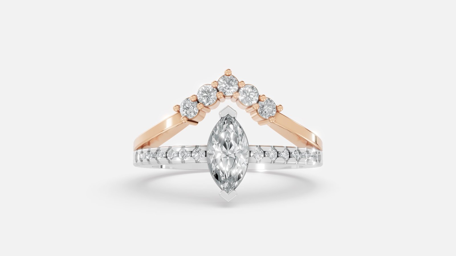 UYDR 0075-A RING G14KTT 3.05 GRM Dia pcs-20 Dia wt-0.7