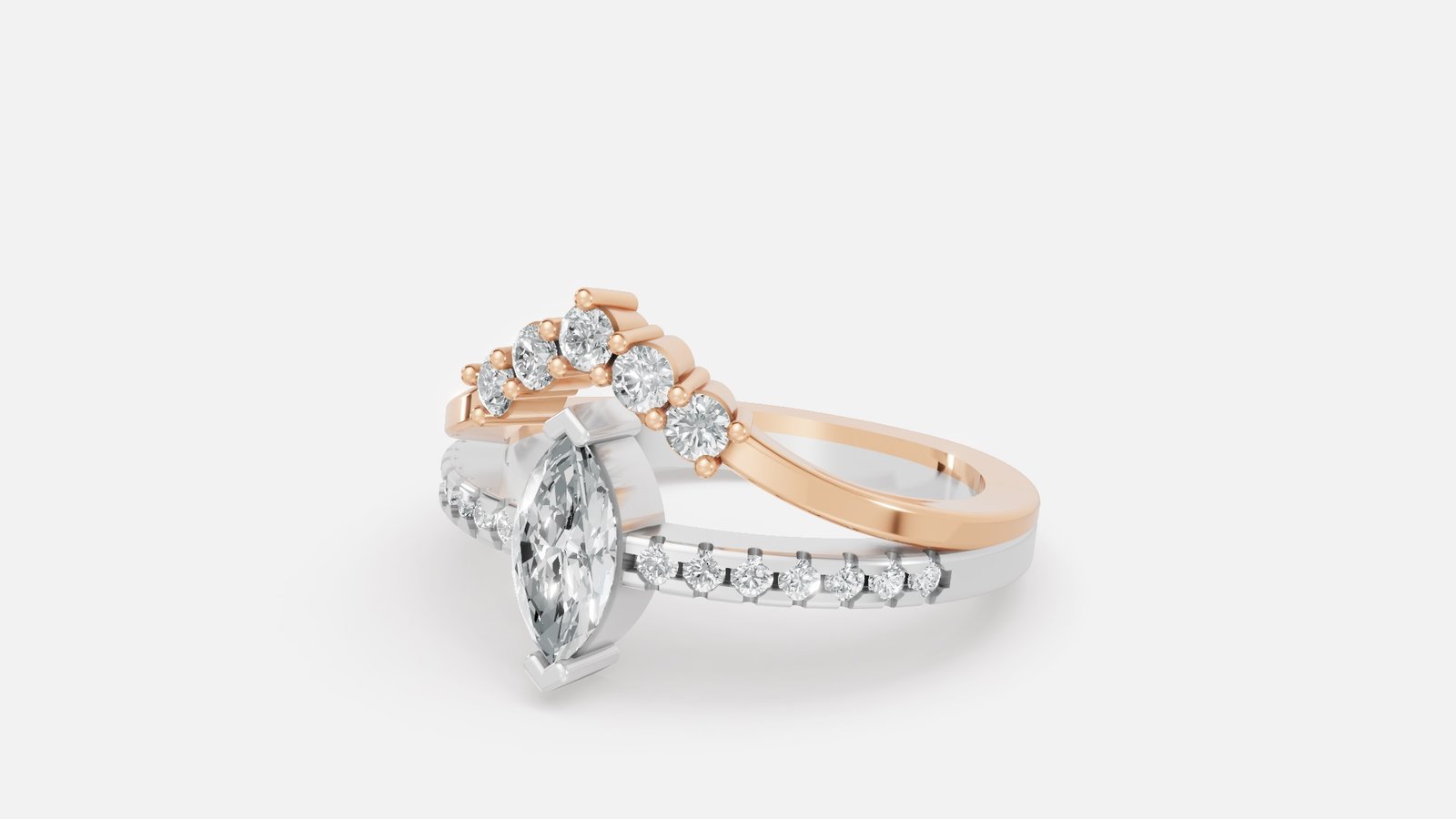 UYDR 0075-A RING G14KTT 3.05 GRM Dia pcs-20 Dia wt-0.7