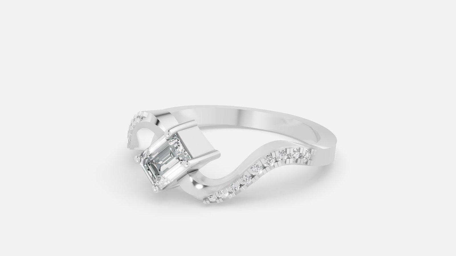 UYDR 0100 RING G14KW 1.976 GRM Dia pcs-19 Dia wt-0.52