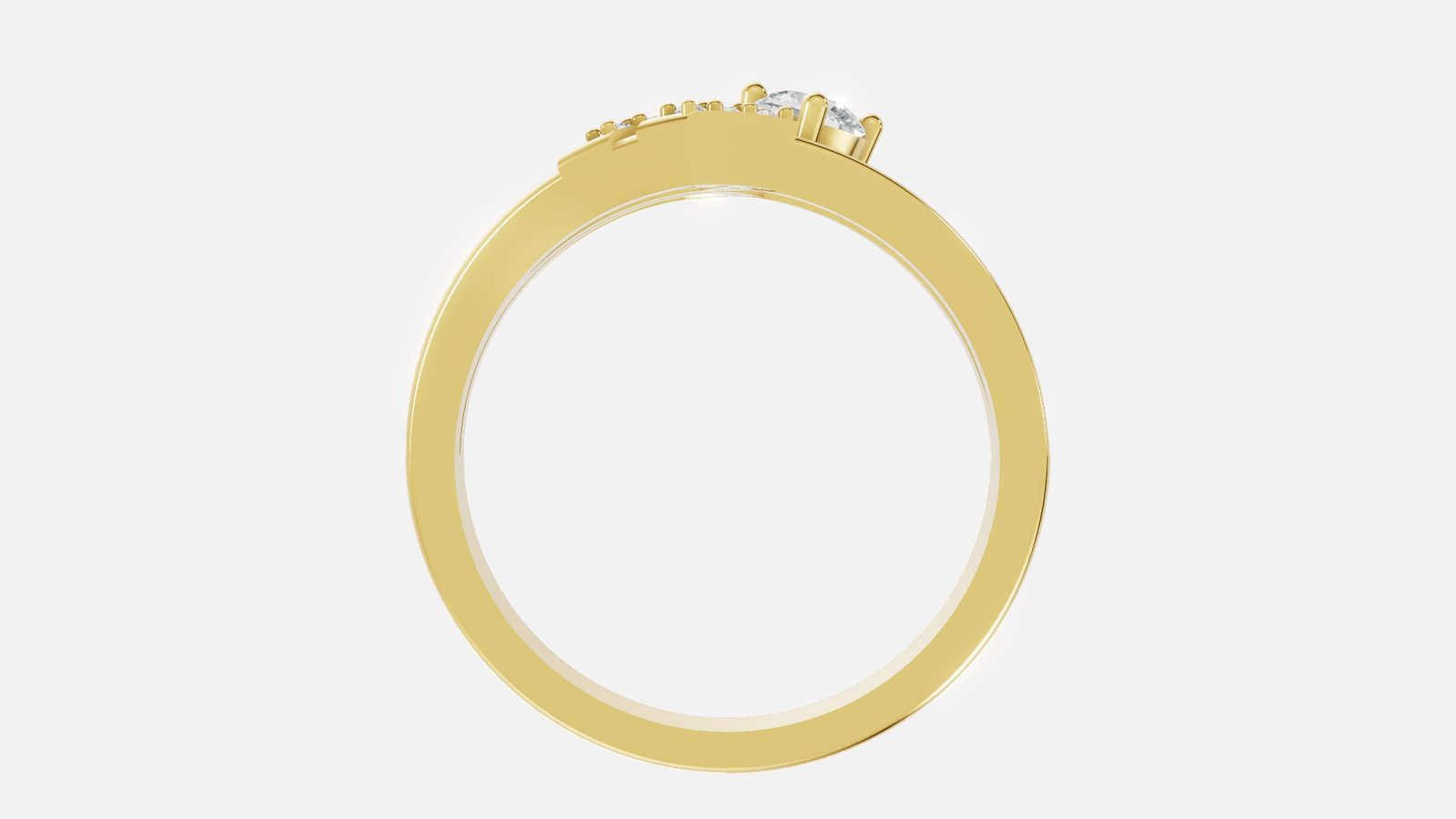 UYDR 0101 RING G14KY 2.708 GRM Dia pcs-17 Dia wt-0.31