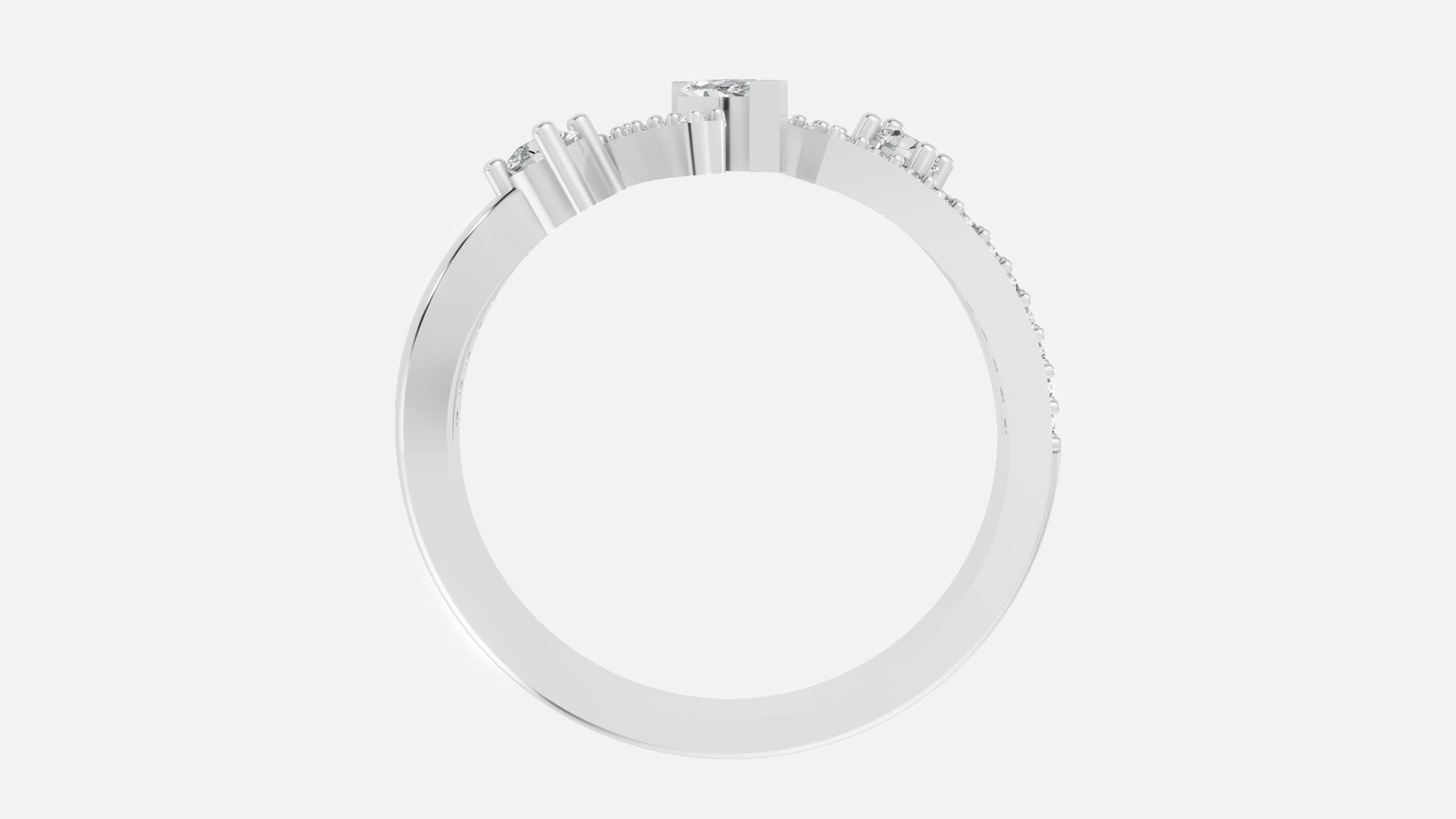 UYDR 0102 RING G14KW 2.132 GRM Dia pcs-33 Dia wt-0.39