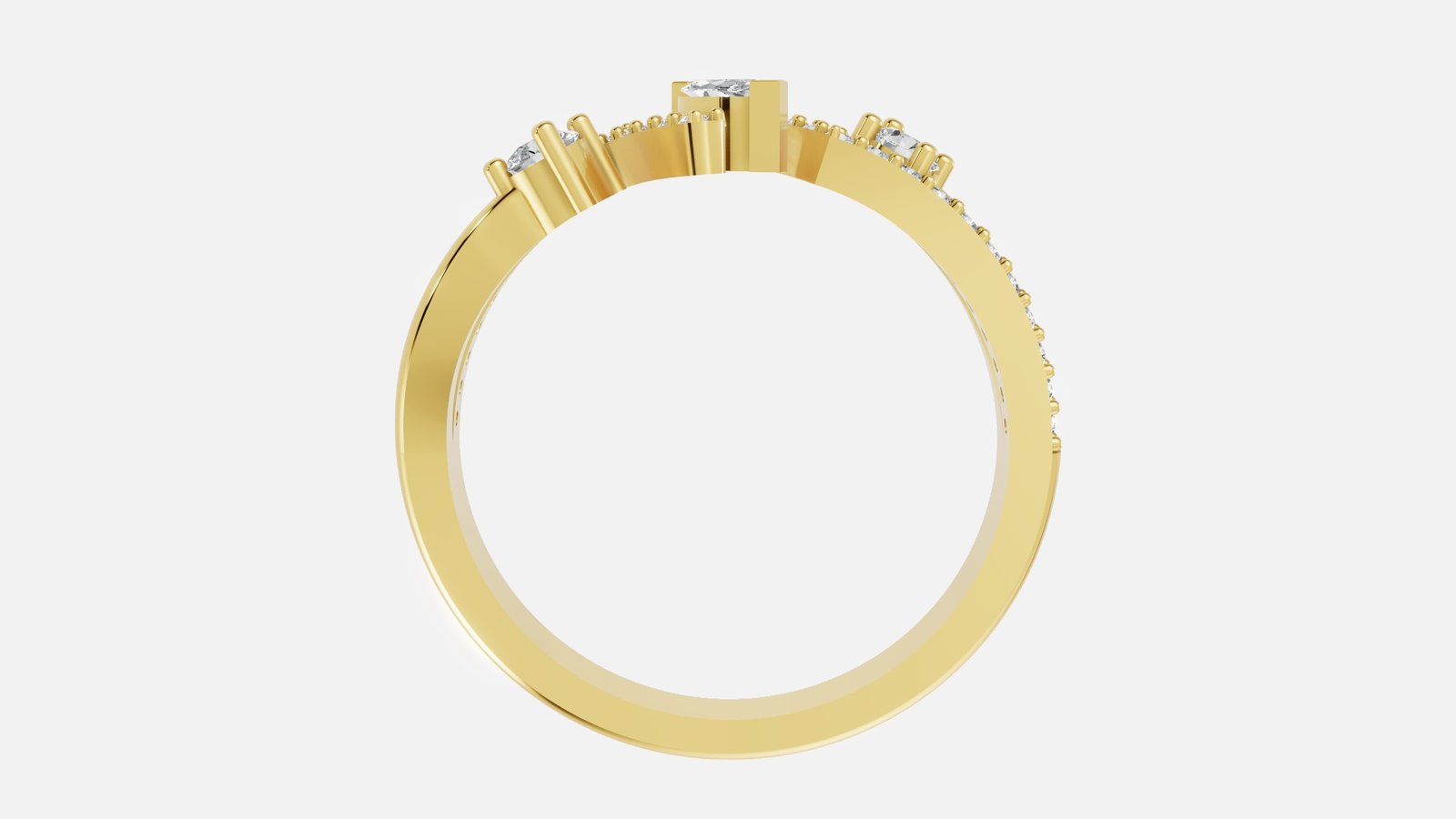 UYDR 0102 RING G14KY 2.284 GRM Dia pcs-33 Dia wt-0.38