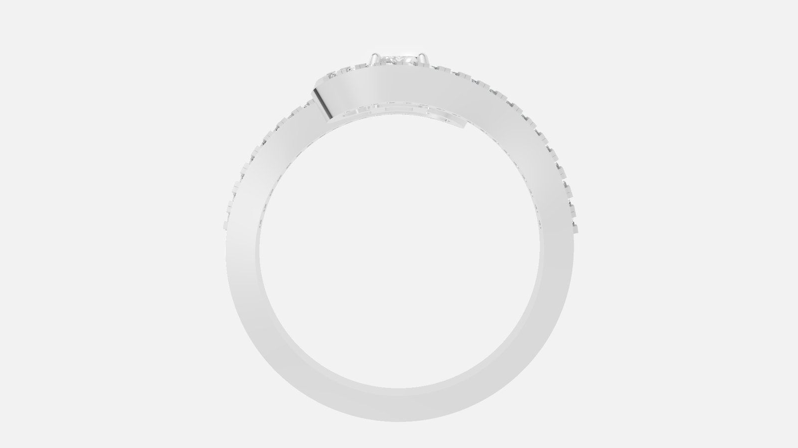 UYDR 0107 RING G14KW 2.758 GRM Dia pcs-35 Dia wt-0.51