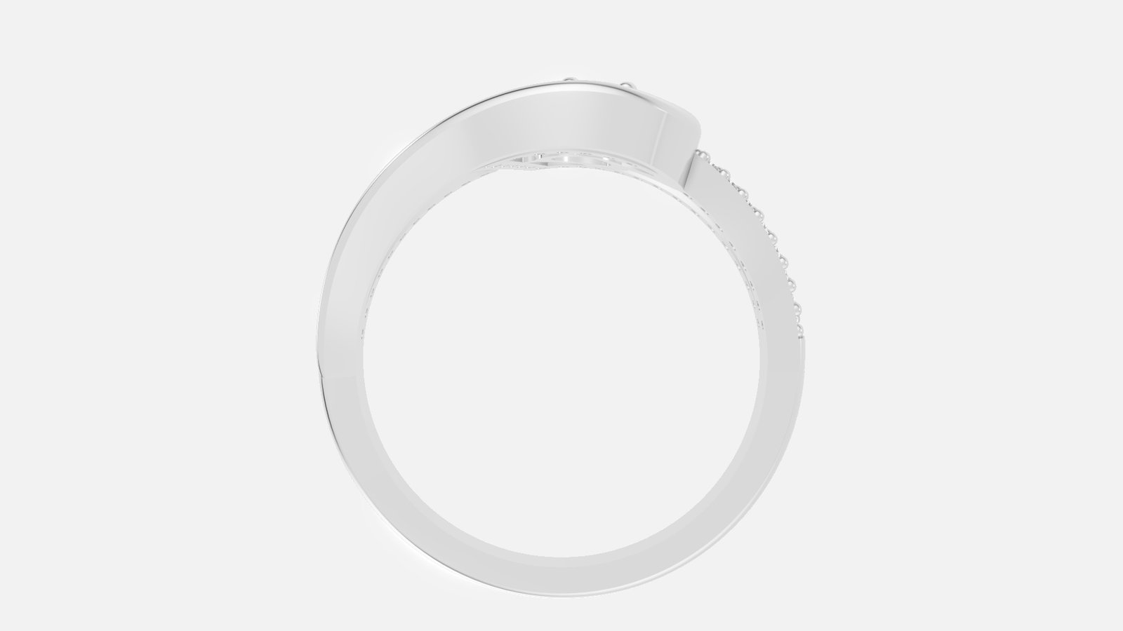 UYDR 0112 RING G14KW 2.454 GRM Dia pcs-47 Dia wt-0.43