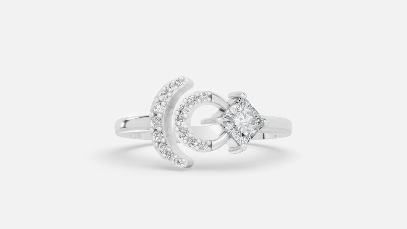 UYDR 0115 RING G14KW 2.151 GRM Dia pcs-17 Dia wt-0.395