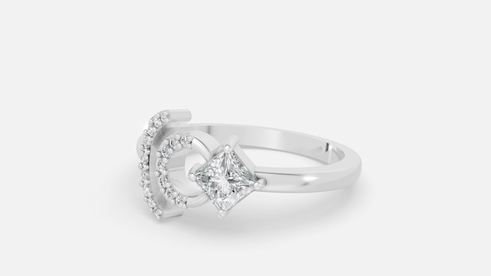 UYDR 0115 RING G14KW 2.151 GRM Dia pcs-17 Dia wt-0.395