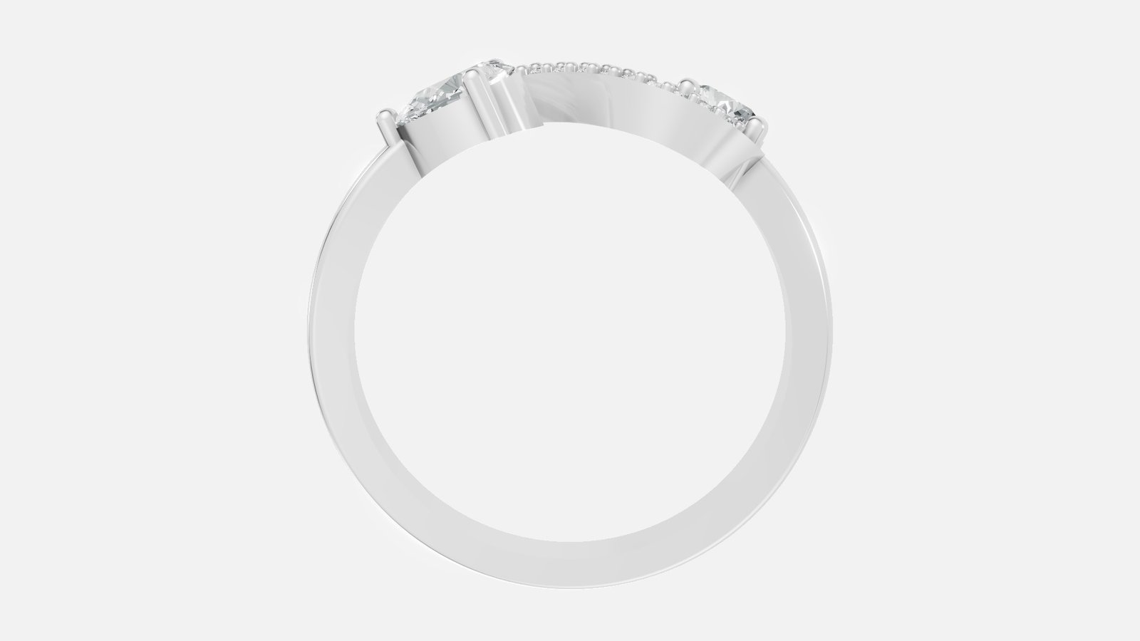 UYDR 0119 RING G14KW 1.972 GRM Dia pcs-16 Dia wt-0.49