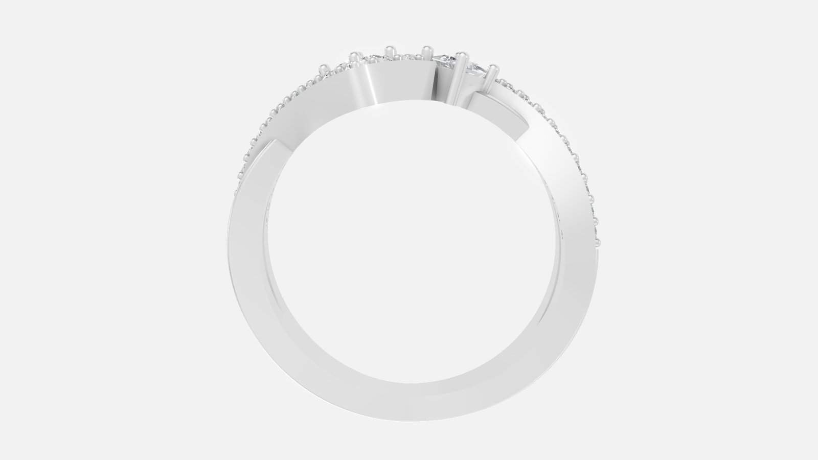 UYDR 0128 RING G14KW 4.09 GRM Dia pcs-30 Dia wt-0.4