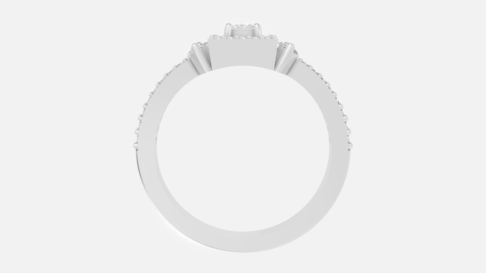 UYDR 0135 RING G14KW 2.364 GRM Dia pcs-29 Dia wt-0.43