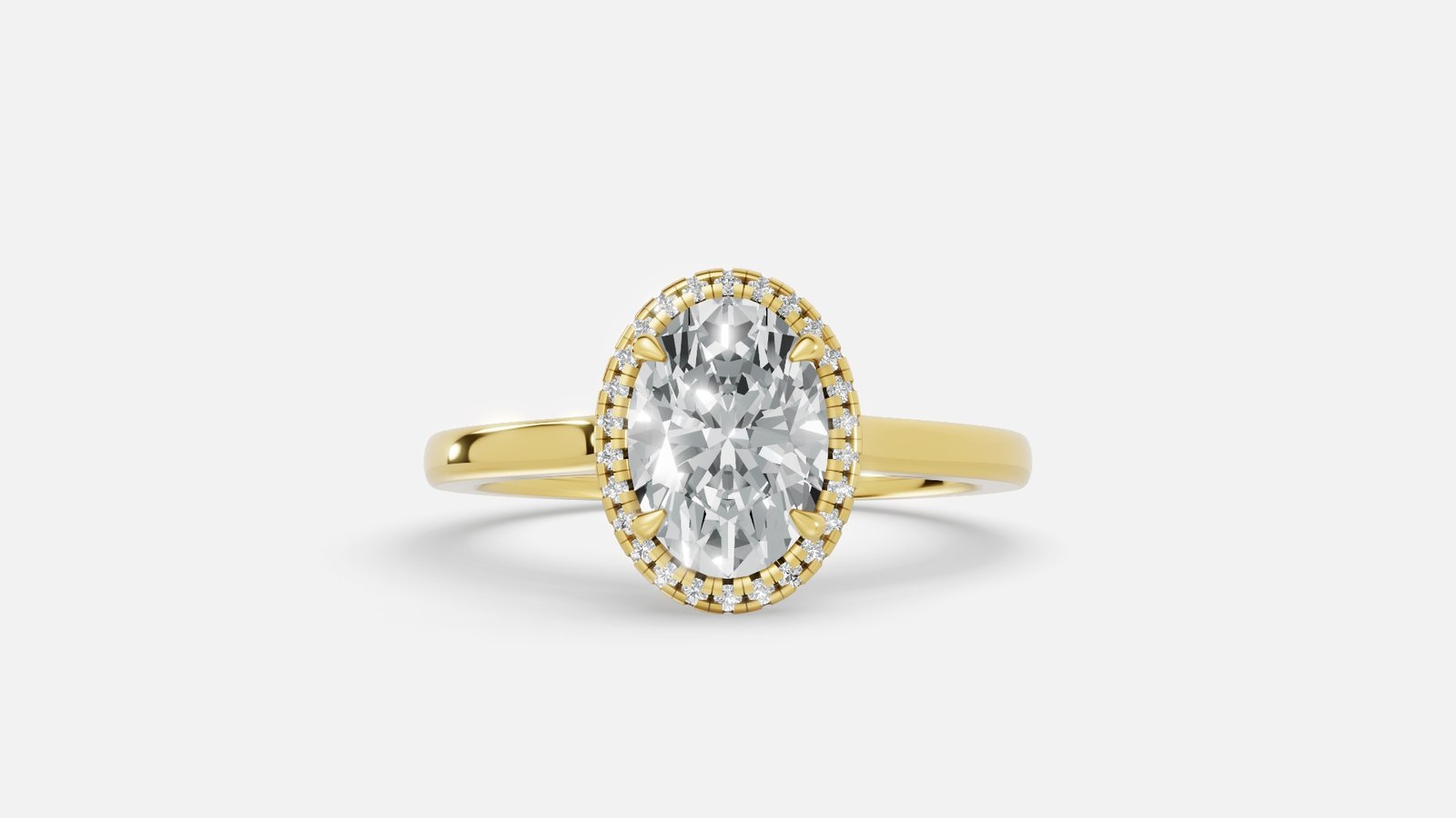 UYDR 0320-OV-1.00 RING 14K Y 2.650 GRM Dia Pc - 27 Dia Wt - 1.150