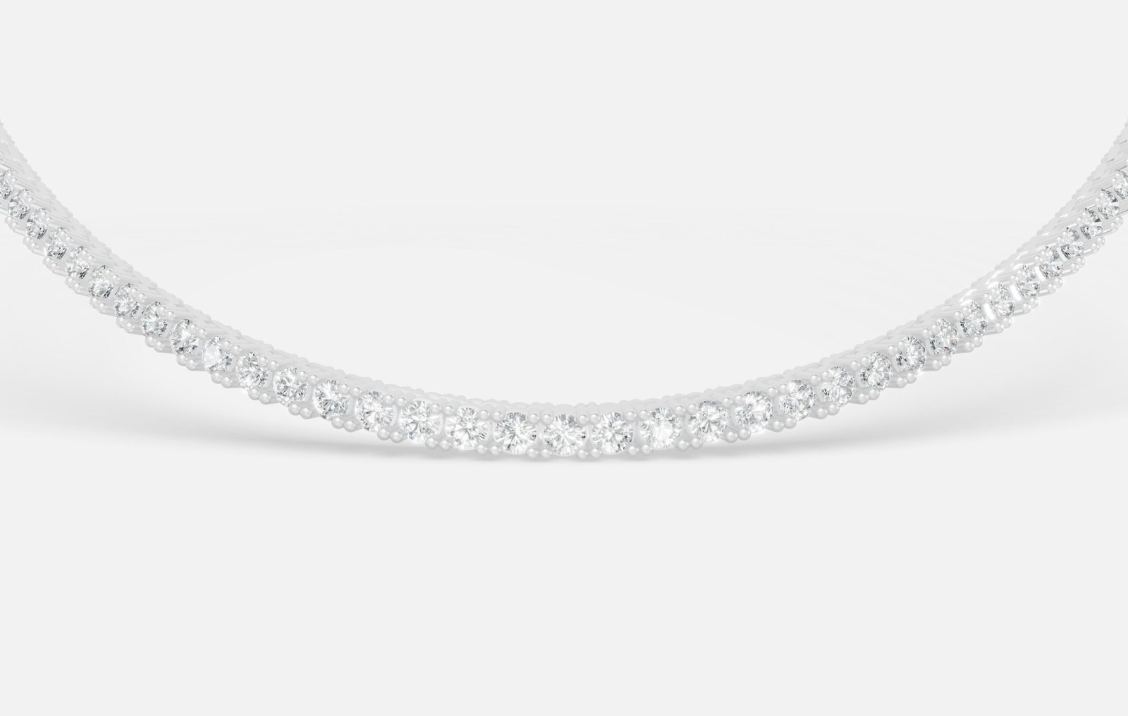 UYSDNK 0018-7.00 NECKLACE G14KW 14.238 GRM Dia pcs-202 Dia wt-7.06