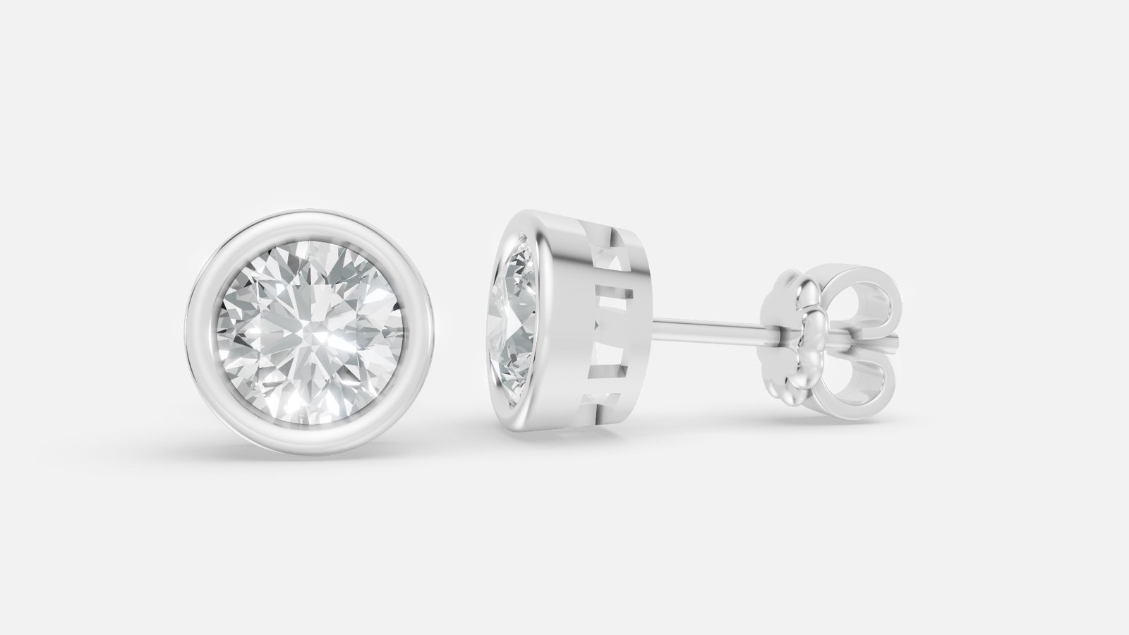 YDE 1284-BZ-0.75 EARRING G14KW 1.31 GRM Dia pcs-2 Dia wt-1.5